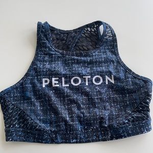 Peloton x With high neck tweed sports bra